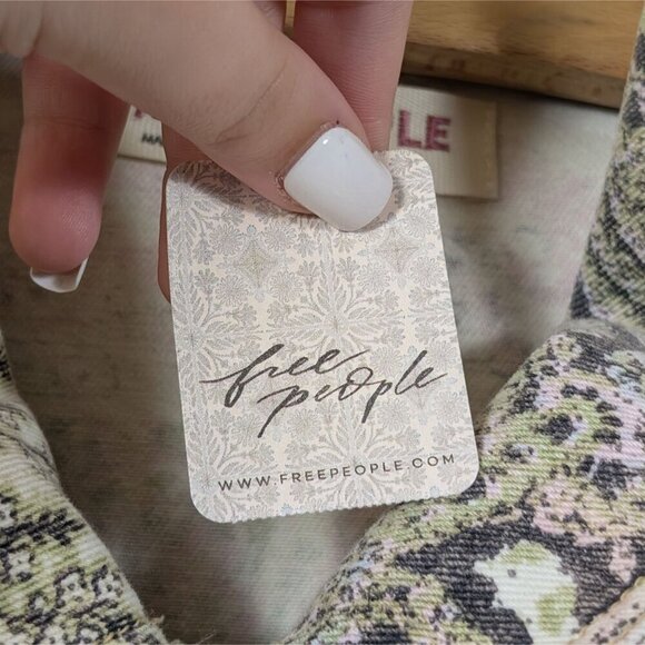 NWT Free People Nadia Moto Jacket Mixed Print ASO Devi Never Have I ever - Picture 12 of 14